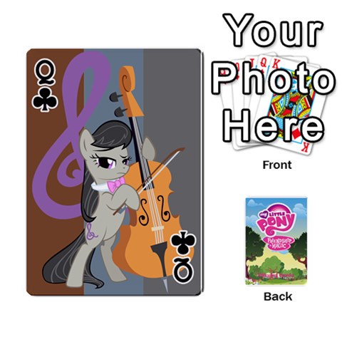 Queen Mlp Playing Cards By Raymond Zhuang Front - ClubQ