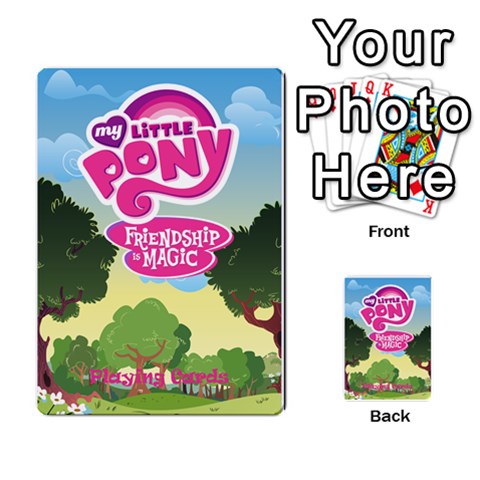 Mlp Playing Cards By Raymond Zhuang Back