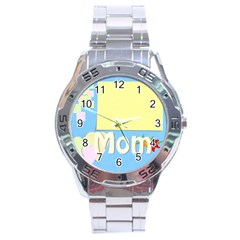 mother s day - Stainless Steel Analogue Watch