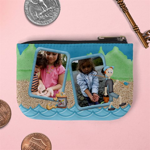 Gone Fishing Mini Coin Purse 1 By Spg Back