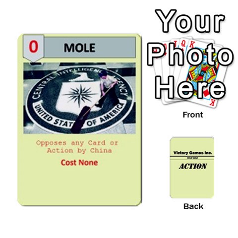 King Cold War Actions Card 1 By Richard Moreno Front - DiamondK