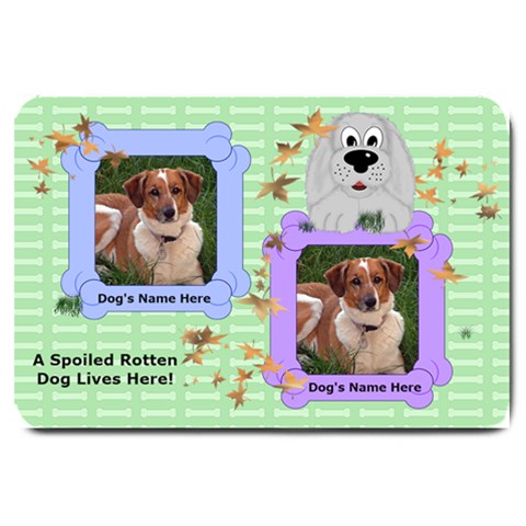 Dog Door Mat By Chere s Creations 30 x20  Door Mat
