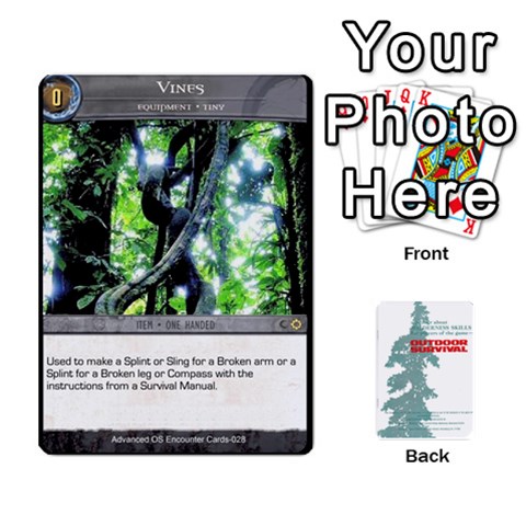 Advanced Outdoor Survival Swamp And Mountain Encounter Deck By Michael Front - Spade3