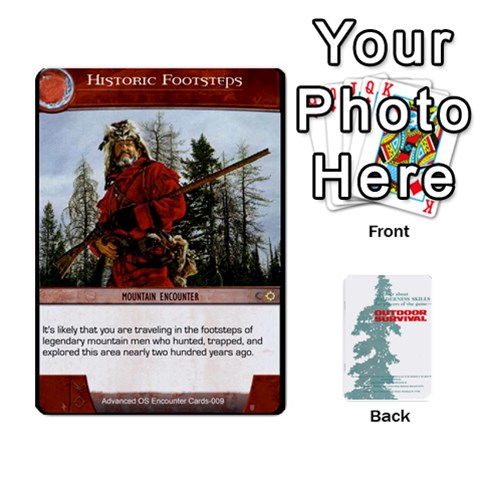 Ace Advanced Outdoor Survival Swamp And Mountain Encounter Deck By Michael Front - SpadeA