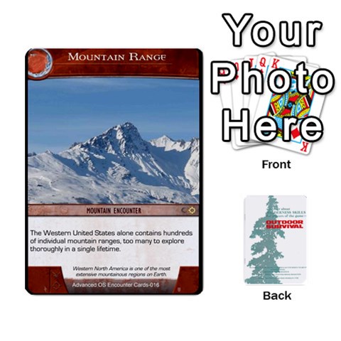 Advanced Outdoor Survival Swamp And Mountain Encounter Deck By Michael Front - Heart2