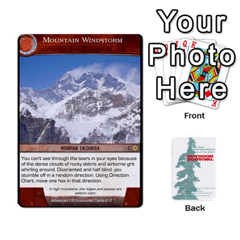 Advanced Outdoor Survival Swamp And Mountain Encounter Deck By Michael Front - Heart5
