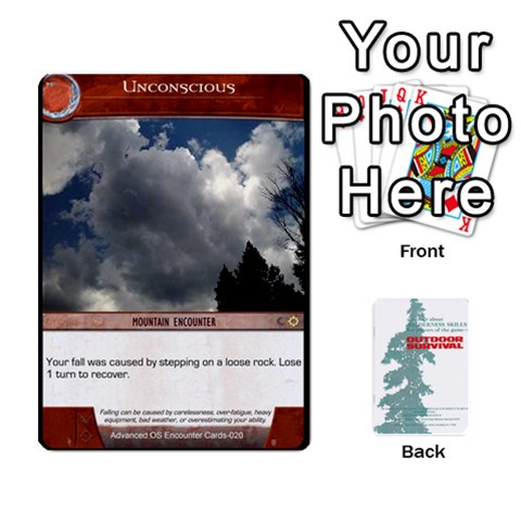 Advanced Outdoor Survival Swamp And Mountain Encounter Deck By Michael Front - Heart7