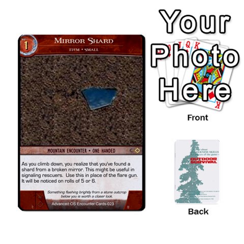 King Advanced Outdoor Survival Swamp And Mountain Encounter Deck By Michael Front - HeartK