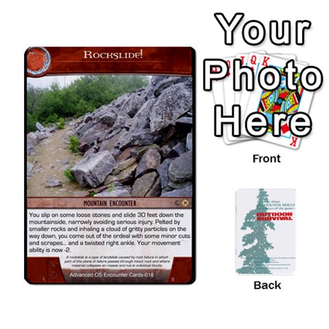 Advanced Outdoor Survival Swamp And Mountain Encounter Deck By Michael Front - Diamond4