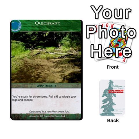Advanced Outdoor Survival Swamp And Mountain Encounter Deck By Michael Front - Club10