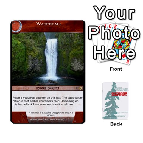 Advanced Outdoor Survival Swamp And Mountain Encounter Deck By Michael Front - Spade7