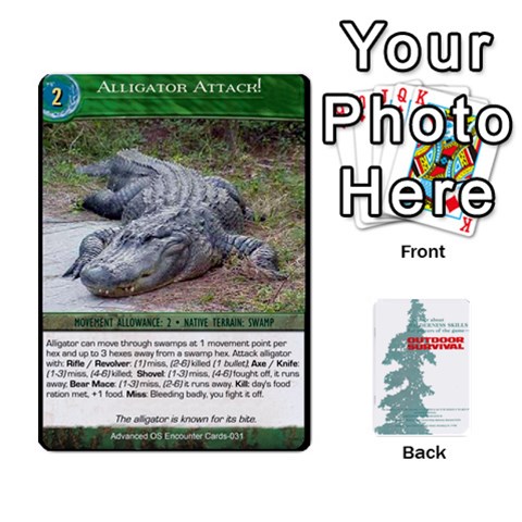 Advanced Outdoor Survival Swamp And Mountain Encounter Deck By Michael Front - Joker1
