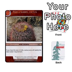 Advanced Outdoor Survival Forest and Desert Encounter Deck - Playing Cards 54 Designs (Rectangle)