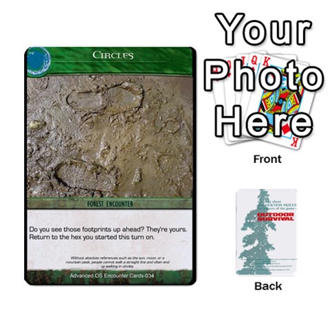 Queen Advanced Outdoor Survival Forest And Desert Encounter Deck By Michael Front - SpadeQ