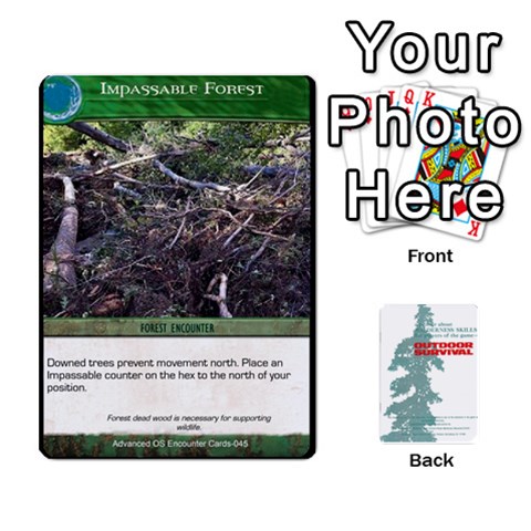Ace Advanced Outdoor Survival Forest And Desert Encounter Deck By Michael Front - SpadeA