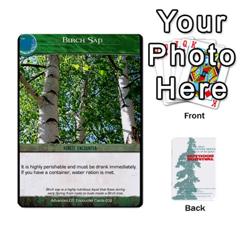 Advanced Outdoor Survival Forest And Desert Encounter Deck By Michael Front - Heart8