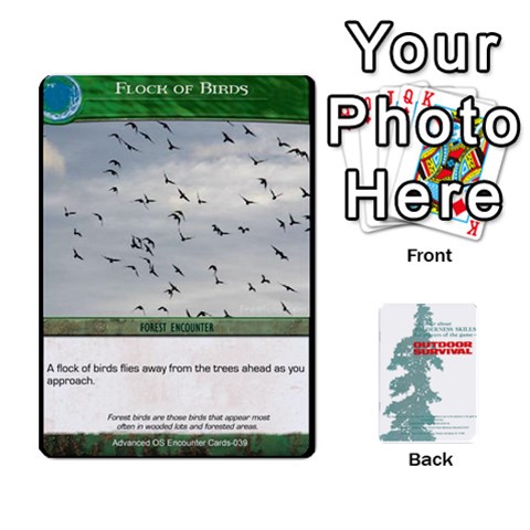 Advanced Outdoor Survival Forest And Desert Encounter Deck By Michael Front - Heart9