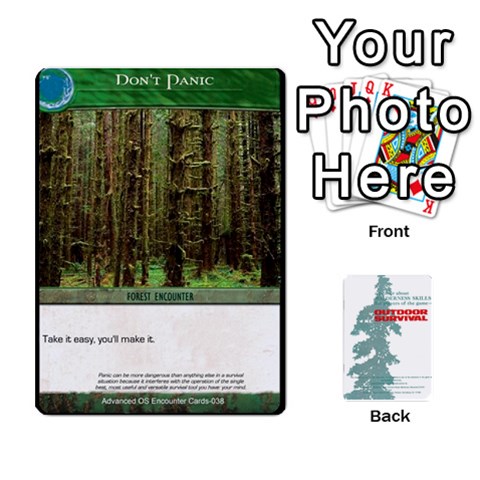 Queen Advanced Outdoor Survival Forest And Desert Encounter Deck By Michael Front - HeartQ