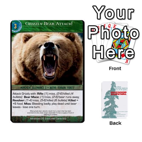 Advanced Outdoor Survival Forest And Desert Encounter Deck By Michael Front - Diamond4