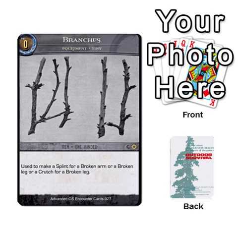 Advanced Outdoor Survival Forest And Desert Encounter Deck By Michael Front - Spade5