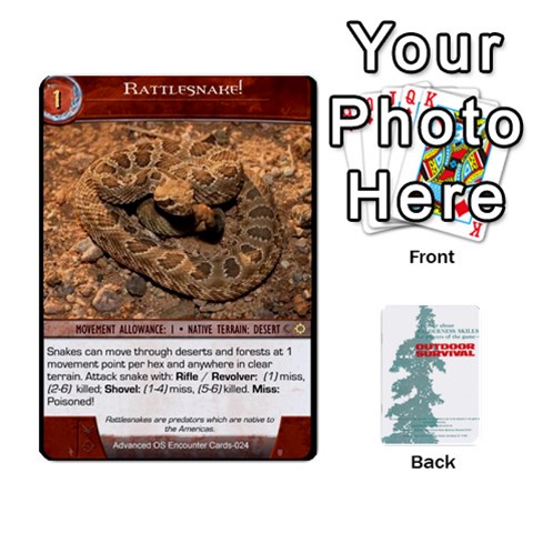 Advanced Outdoor Survival Forest And Desert Encounter Deck By Michael Front - Diamond10