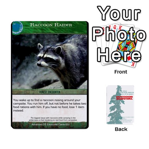 Advanced Outdoor Survival Forest And Desert Encounter Deck By Michael Front - Spade6