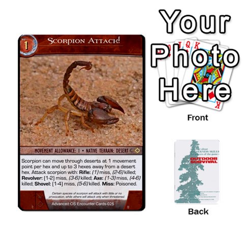 Advanced Outdoor Survival Forest And Desert Encounter Deck By Michael Front - Club7