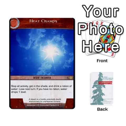Advanced Outdoor Survival Forest And Desert Encounter Deck By Michael Front - Club9