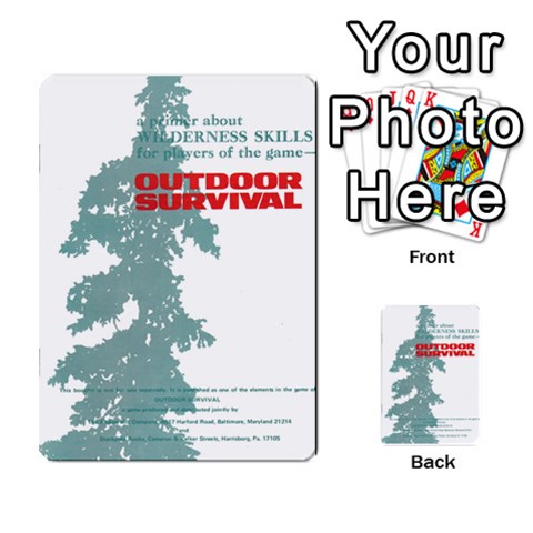Advanced Outdoor Survival Forest And Desert Encounter Deck By Michael Back