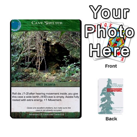 Advanced Outdoor Survival Forest And Desert Encounter Deck By Michael Front - Spade9