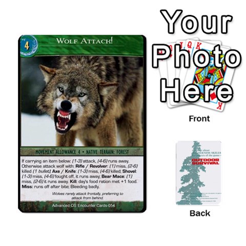 Advanced Outdoor Survival Forest And Desert Encounter Deck By Michael Front - Spade10