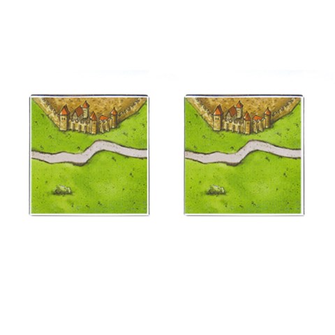 Tile Game Cufflinks By Belling Front(Pair)