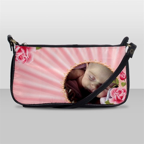 Pink Princess Shoulder Clutch By Deborah Front