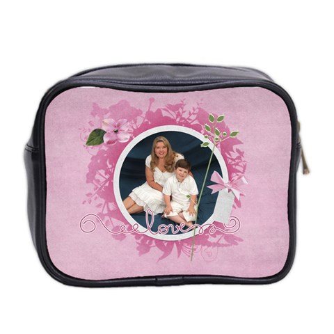 Cherished Mini Toiletry Bag 2 Sides By Eleanor Norsworthy Back