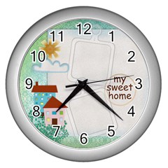 msh-cl - Wall Clock (Silver)