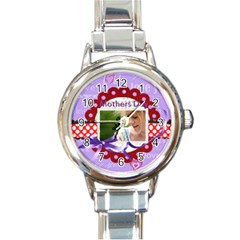 mothers day - Round Italian Charm Watch