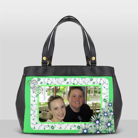 Apple Green Oversize Office Bag By Deborah Back