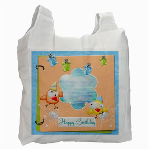Birthday Recycle Bag (one Side) B By Spg Front