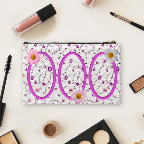 Country Daisy Medium Cosmetic Bag By Deborah Back