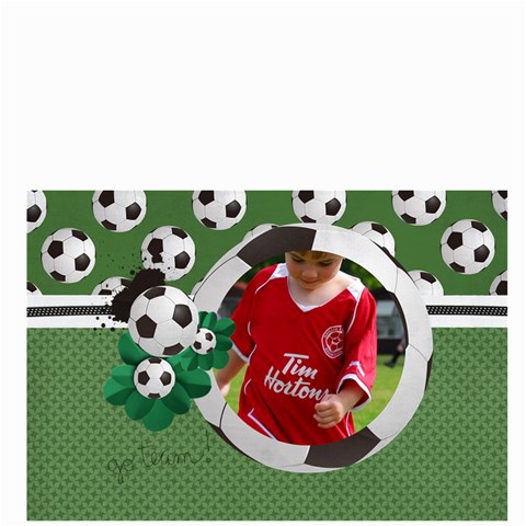 Green Soccer Back