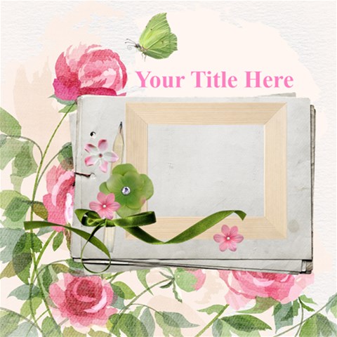 Fresh Contentment Pages By One Of A Kind Design Studio 12 x12  Scrapbook Page - 1
