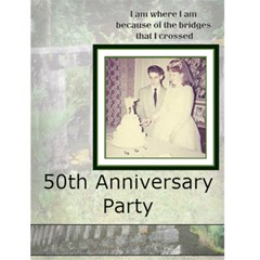 50th Anniversary Party 2 - Greeting Card 4.5  x 6 