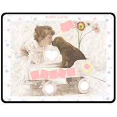 Puppy Love Med Blanket - Fleece Blanket (Medium)