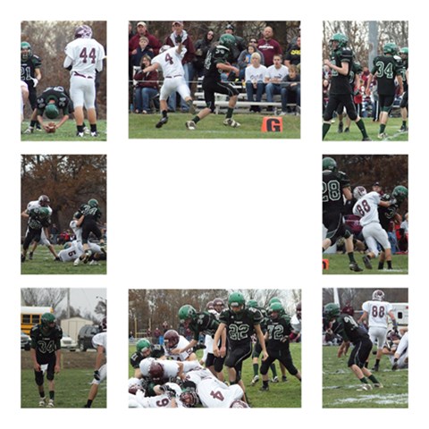 2011 Tbird Fball By Melanie Allen 12 x12  Scrapbook Page - 4