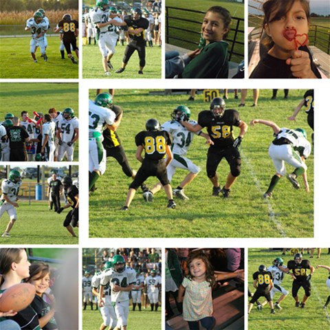 2011 Tbird Fball By Melanie Allen 12 x12  Scrapbook Page - 9