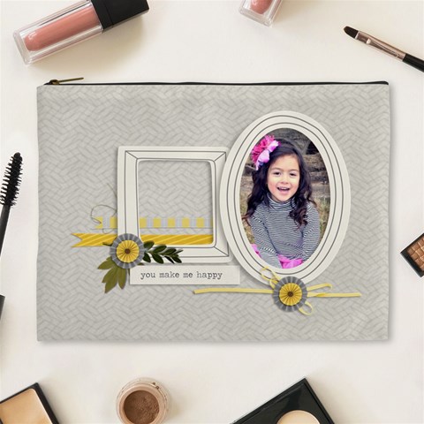 Xl Cosmetic Bag Front