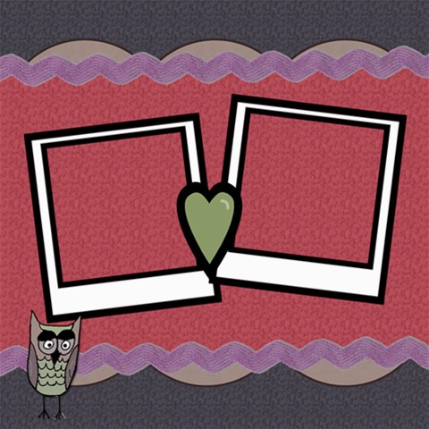 Owlie Scrapbook Page By Amanda Bunn 8 x8  Scrapbook Page - 1