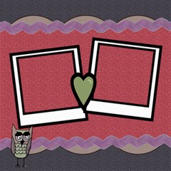 Owlie Scrapbook Page