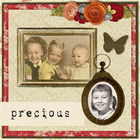 1 By Kan 8 x8  Scrapbook Page - 1