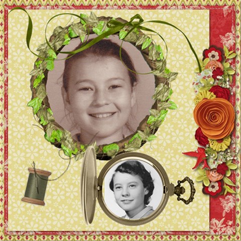 3 By Kan 8 x8  Scrapbook Page - 1